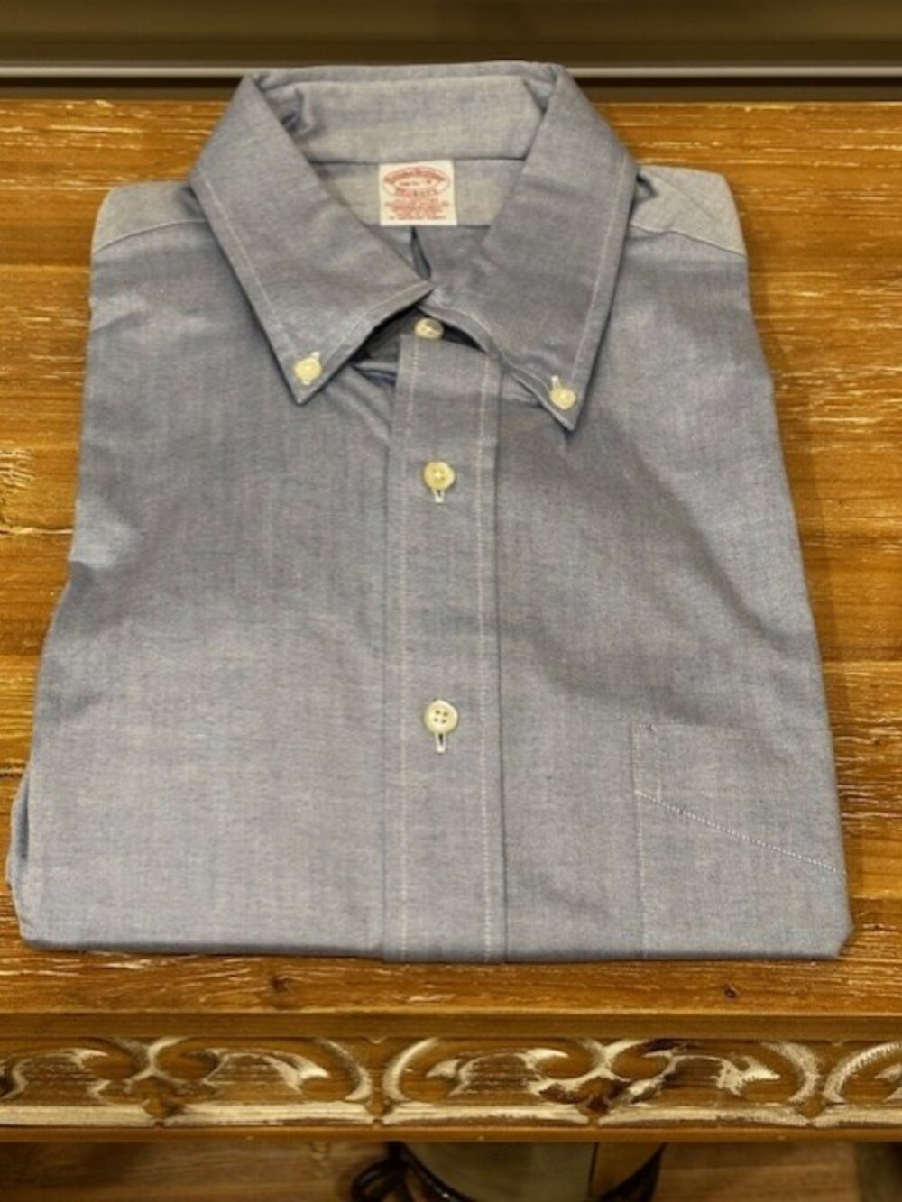 BROOKS BROTHERS SHIRT L/S BUTTON DOWN COLLAR 16.5/33-NWT